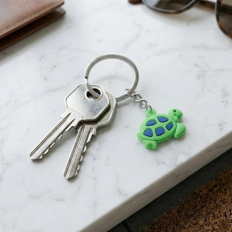 KeyChainAccessoriesturtle-03.jpg Turtle Keychain Set – Fun & Vibrant Animal Accessories