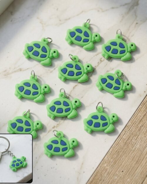 Turtle Keychain Set – Fun & Vibrant Animal Accessories