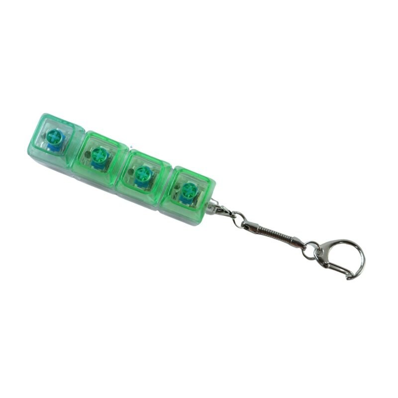 Mechanical Keyboard Switch Keychain � Satisfying Click & LED Light
