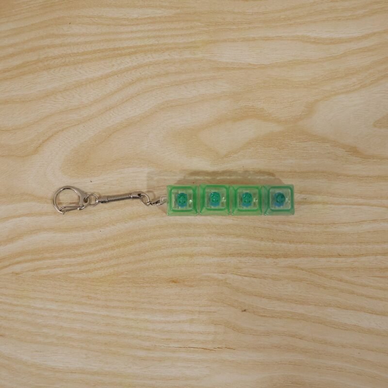 Mechanical Keyboard Switch Keychain � Satisfying Click & LED Light