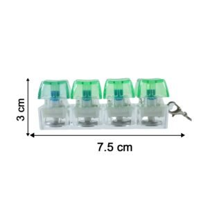 Mechanical Keyboard Switch Keychain � Satisfying Click & LED Light