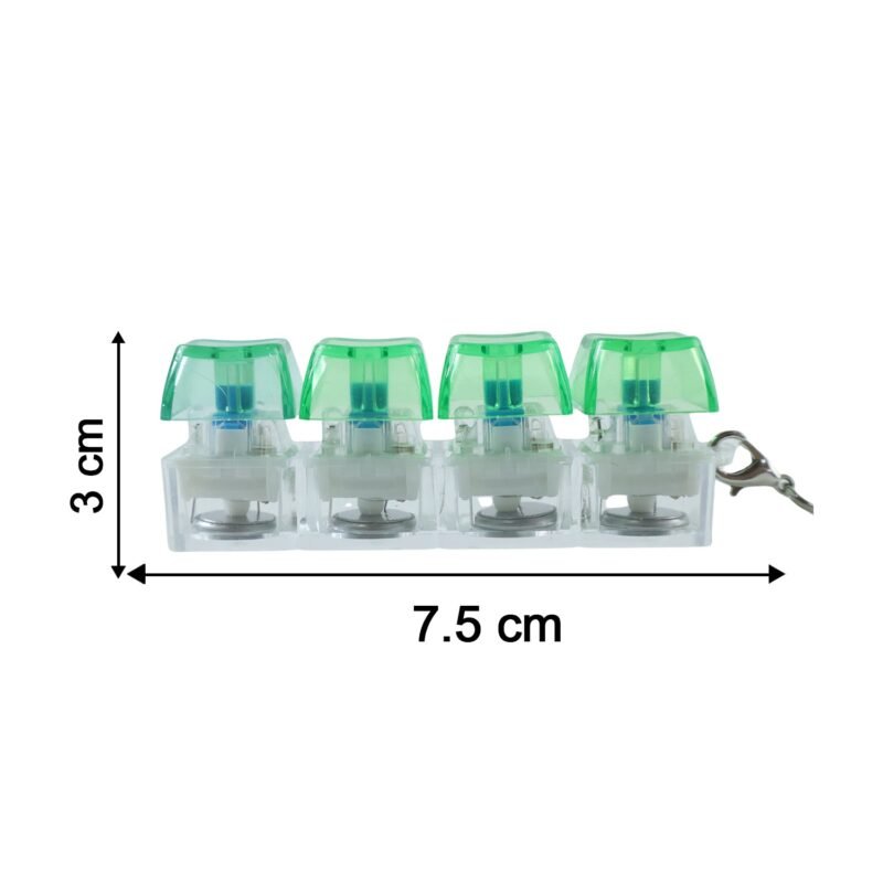 Mechanical Keyboard Switch Keychain � Satisfying Click & LED Light