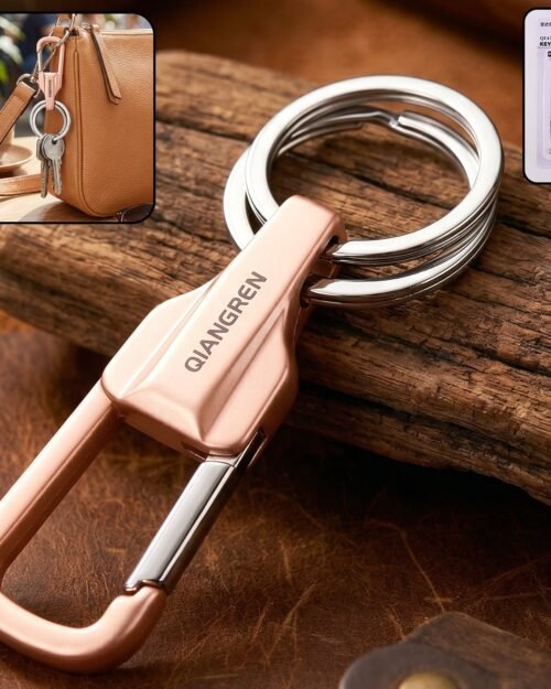 Heavy Duty Keychain Organizer – Durable Metal with Quick Release Hook