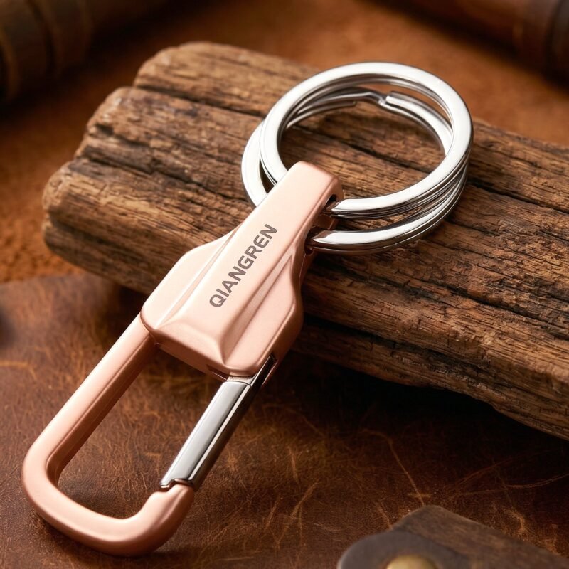 Heavy Duty Keychain Organizer – Durable Metal with Quick Release Hook