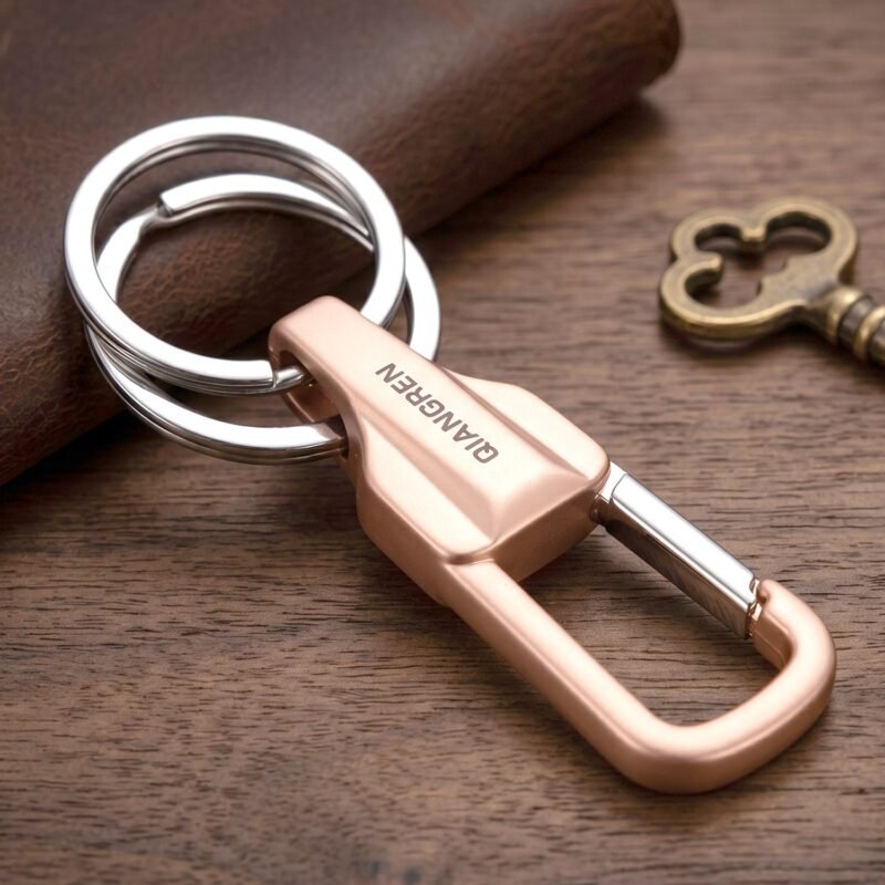 Heavy Duty Keychain Organizer – Durable Metal with Quick Release Hook