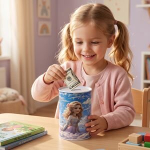 Kids Money Bank � Durable Princess Saving Box for Children