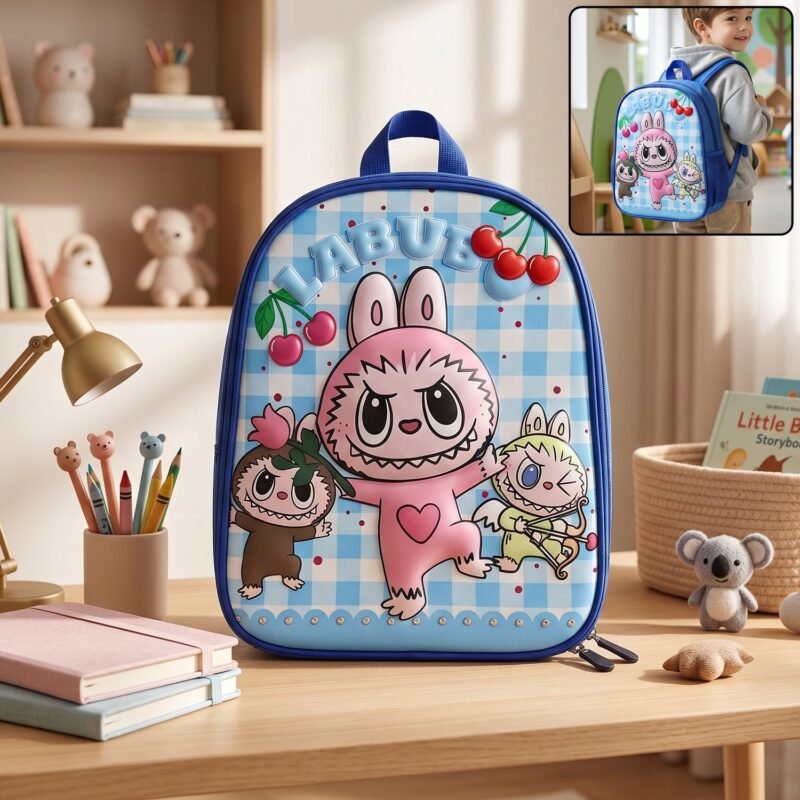 Kids Cartoon Backpack � Lightweight & Spacious for Small Kids