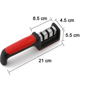 3-Stage Manual Knife Sharpener – Ceramic & Steel Blades | ToolMate Pro