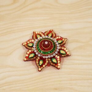 KumkumHolder-live.jpg Decorative Kumkum Dani � Handcrafted with Stone Work Lid