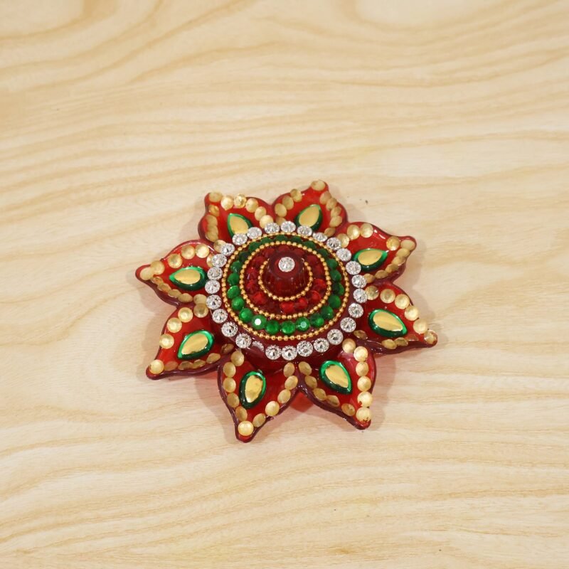 KumkumHolder-live.jpg Decorative Kumkum Dani � Handcrafted with Stone Work Lid