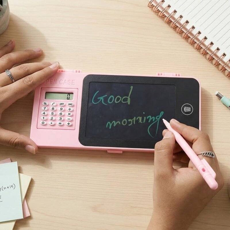LCDWritingTabletPencilBox-03.jpg LCD Writing Tablet Pencil Case – All-in-One Study Organizer
