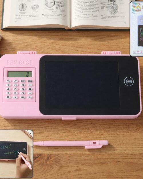 LCD Writing Tablet Pencil Case – All-in-One Study Organizer