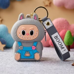 Labubu-Boom-Coin-4.jpg Mini Pouch Keychain � Compact Silicone Storage for Essentials