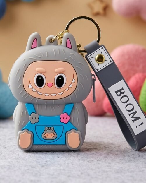 Mini Pouch Keychain � Compact Silicone Storage for Essentials