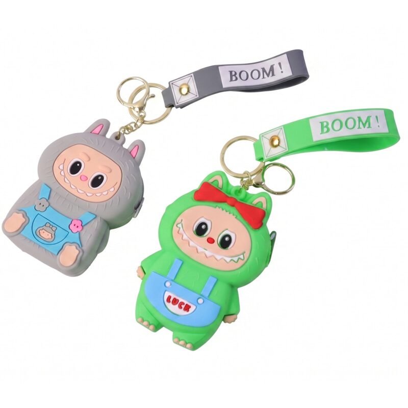 Labubu-Boom-Coin-7.jpg Mini Pouch Keychain � Compact Silicone Storage for Essentials