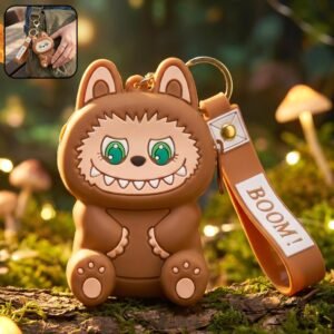 Mini Silicone Pouch Keychain � Cute Cartoon Style for Daily Use