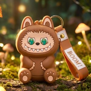 Mini Silicone Pouch Keychain � Cute Cartoon Style for Daily Use