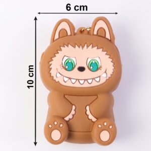 Mini Silicone Pouch Keychain � Cute Cartoon Style for Daily Use