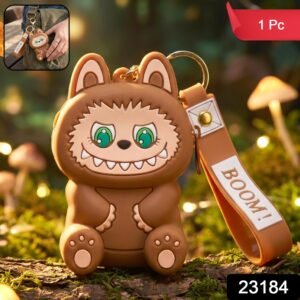 Mini Silicone Pouch Keychain � Cute Cartoon Style for Daily Use