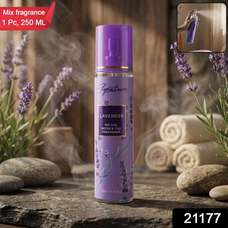Lavender Room & Car Freshener – No Gas 250ml Spray