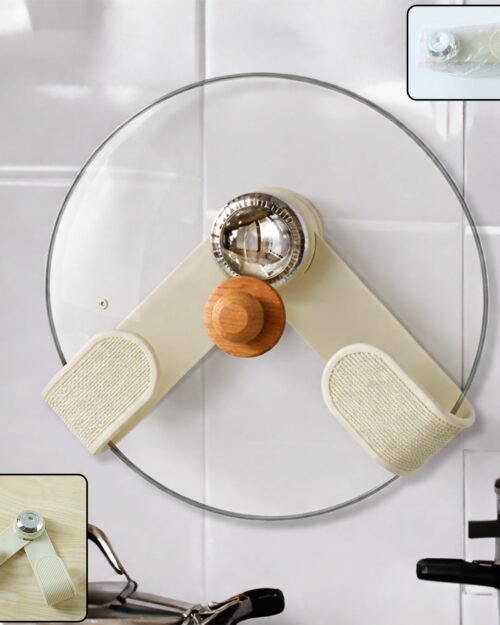 Adjustable Kitchen Pot Lid Holder – Space-Saving & Heat Resistant