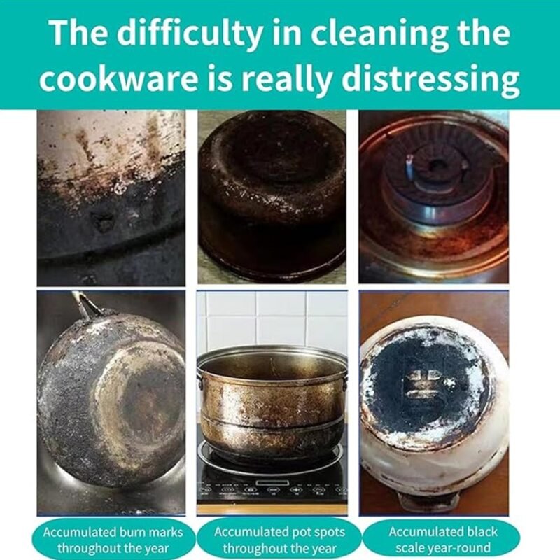 Cookware Bottom Cleaner Liquid – Powerful Stain & Grease Removal