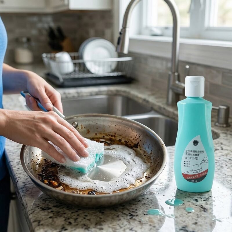 Cookware Bottom Cleaner Liquid – Powerful Stain & Grease Removal
