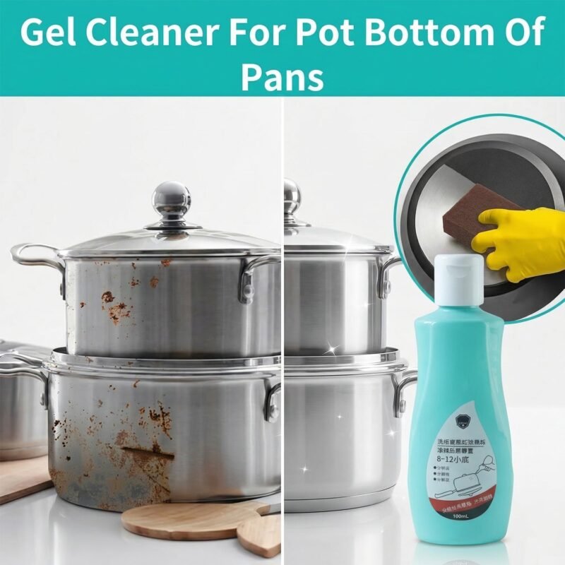 Cookware Bottom Cleaner Liquid – Powerful Stain & Grease Removal