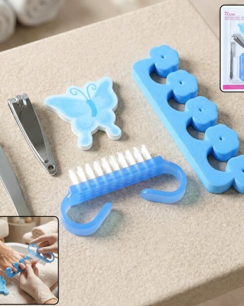 Premium 5 in 1 manicure pedicure kit – Complete nail care tools for home & travel