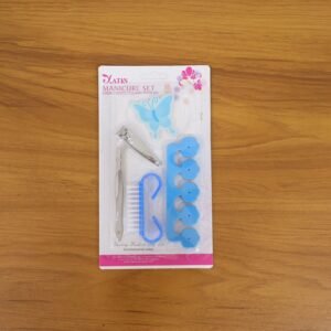 Premium 5 in 1 manicure pedicure kit – Complete nail care tools for home & travel