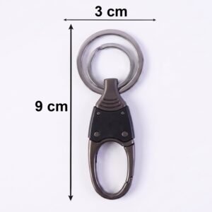 Metal-Double-Ring-Hook-6.jpg Metal Key Holder – Durable Dual Ring with Rotating Swivel