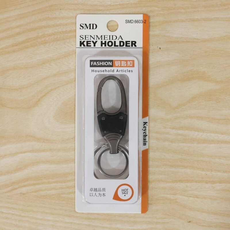 Metal-Double-Ring-Hook-8.jpg Metal Key Holder – Durable Dual Ring with Rotating Swivel