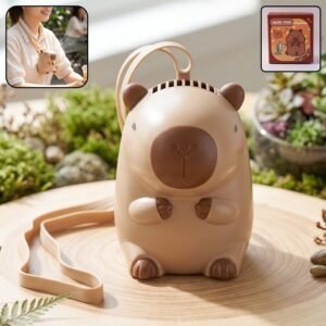 Mini-Capybara-Fan-1.jpg Mini Bear Fan � Rechargeable & Portable for Outdoor Use