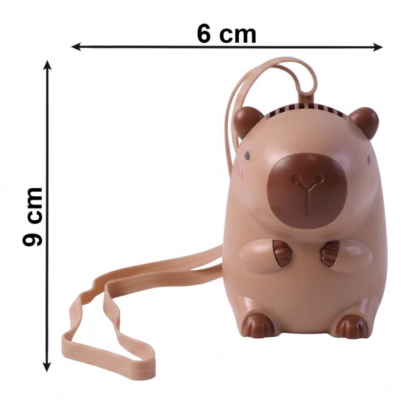 Mini-Capybara-Fan-6.jpg Mini Bear Fan � Rechargeable & Portable for Outdoor Use