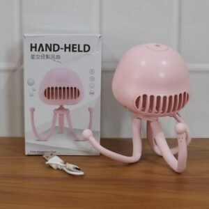 Mini-Handheld-Fan-8.jpg Handheld Mini Fan with LED Star Projector & Flexible Tripod Stand