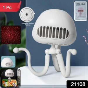 MiniVentilatorMitUSB-WSKU-01.jpg Handheld Mini Fan with LED Star Projector & Flexible Tripod Stand