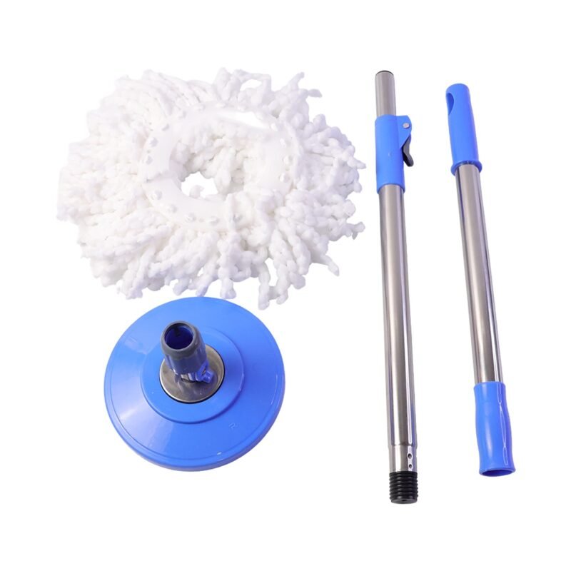MopPipeset-04.jpg 360� Rotate Spin Mop � Effortless Floor Cleaning with Stainless Steel Handle