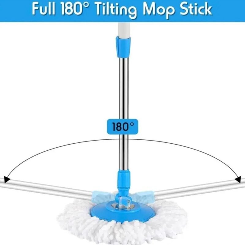 MopPipeset-05.jpg 360� Rotate Spin Mop � Effortless Floor Cleaning with Stainless Steel Handle