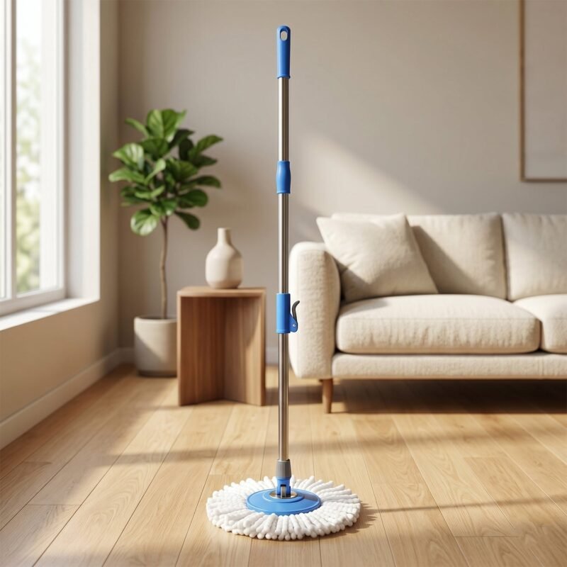 MopPipeset-06.jpg 360� Rotate Spin Mop � Effortless Floor Cleaning with Stainless Steel Handle
