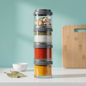 Stackable Storage Container Set � Space Saving & Modular Design