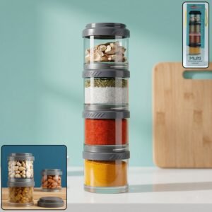 Stackable Storage Container Set � Space Saving & Modular Design