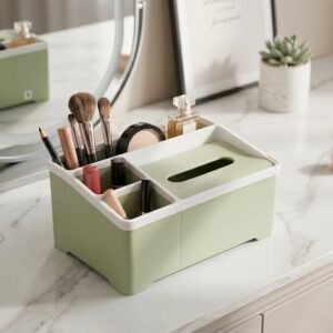 MultipurposeStorageBox-06.jpg Multipurpose Plastic Organizer Box � Neat Storage with Tissue Holder
