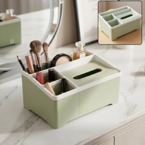 MultipurposeStorageBox-WOSKU-01.jpg Multipurpose Plastic Organizer Box � Neat Storage with Tissue Holder