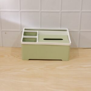 MultipurposeStorageBox-live.jpg Multipurpose Plastic Organizer Box � Neat Storage with Tissue Holder