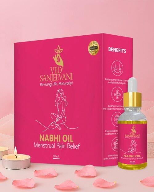 Nabhi Oil for Menstrual Pain Relief – Ayurvedic Herbal Cramp Relief