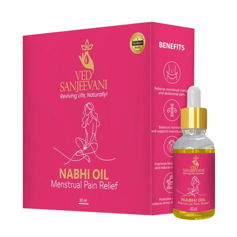 Nabhi Oil for Menstrual Pain Relief – Ayurvedic Herbal Cramp Relief