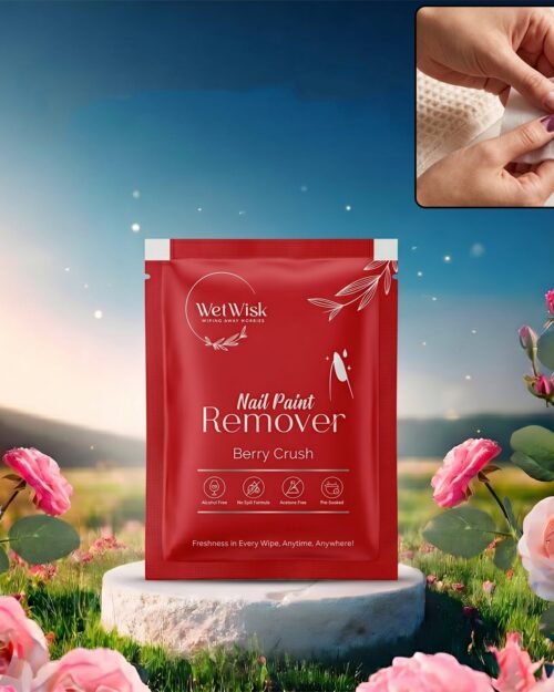 NailPaintRemover-01.jpg Wetwisk Nail Paint Remover Wet Wipes � Acetone-Free & Gentle