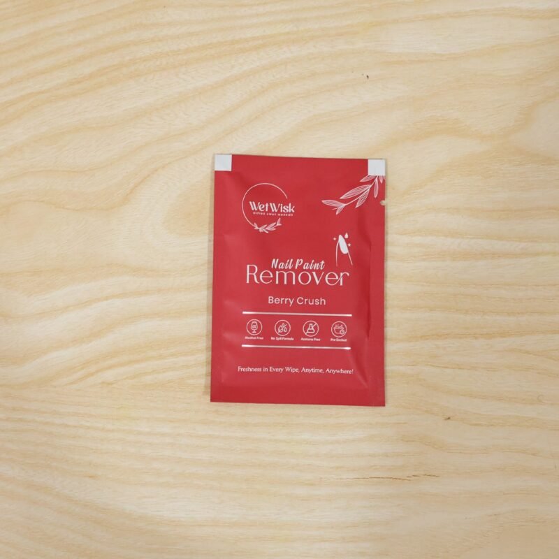 Wetwisk Nail Paint Remover Wet Wipes � Acetone-Free & Gentle