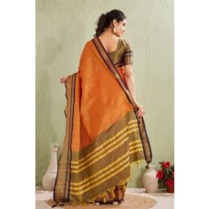 PID-62422-Generic-Women-s-Silk-Blended-Jaquard-Woven-Saree-With-Unstitched-Blouse-5-5-Mtr-Orange-2-1000x1000-1.webp Generic Women's Silk Blended Jaquard Woven Saree With Unstitched Blouse 5.5Mtr (Orange)