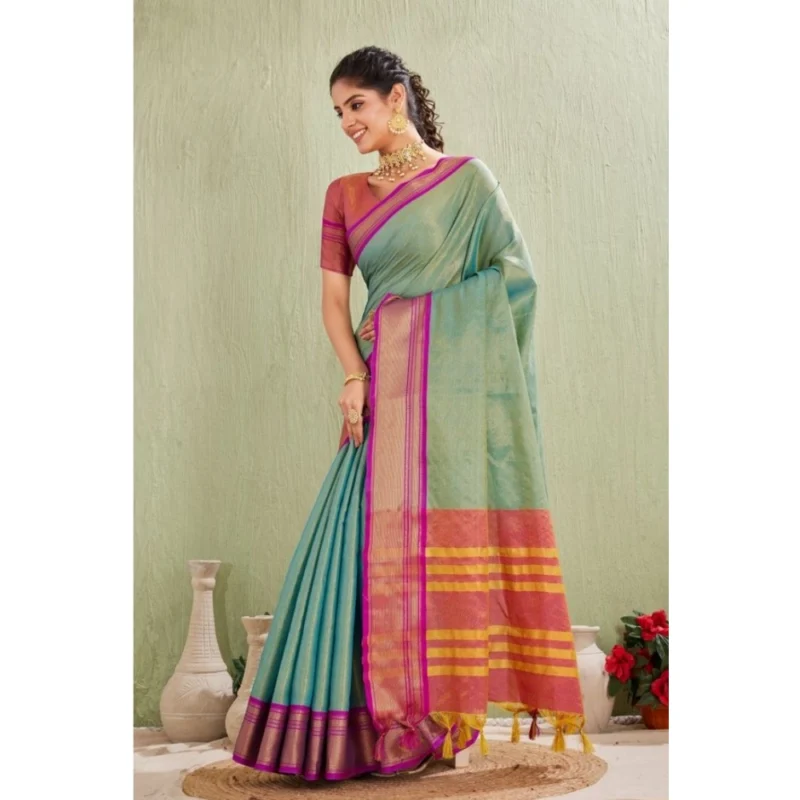 PID-62424-Generic-Women-s-Silk-Blended-Jaquard-Woven-Saree-With-Unstitched-Blouse-5-5-Mtr-Light-Gree-1000x1000-5.webp Generic Women's Silk Blended Jaquard Woven Saree With Unstitched Blouse 5.5Mtr (Light Green)